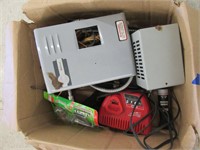 Rheem electrical box w/ milwaukee battery charger