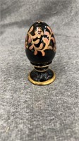 Fenton Glass Limited Edition Hand Painted Black