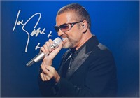 Autograph COA George Michael Photo