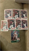 Donruss Druw Jones Rated Prospects lot of 8