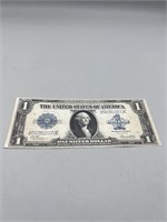 1923 $1 Silver Certificate Federal Reserve Note, W