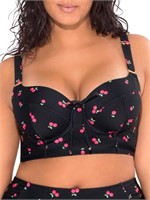 Smart & Sexy womens Plus-size Long Lined Underwire