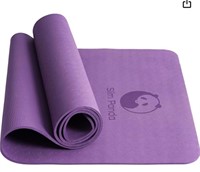 Slim Panda Yoga Mat Non-Slip, Pilates Mat with