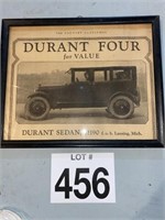 Durant Four Sedan Advertisement