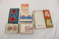 Vintage Playing Cards w/ Bridge Bidding Guide