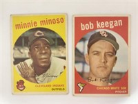 1959 Topps Baseball Cards - Minnie Minoso #80, Bob