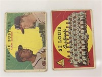 1959 Topps Baseball Cards - Fence Busters #212, St