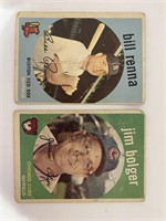 1959 Topps Baseball Cards - Jim Bolger #29, Bill R