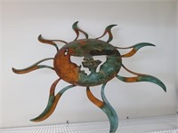 Outdoor metal decorative sun