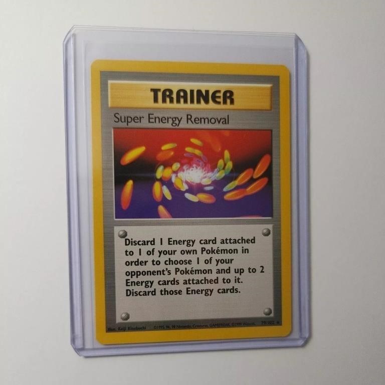 Super Energy Removal 79/102 Base Set Rare Non-Holn