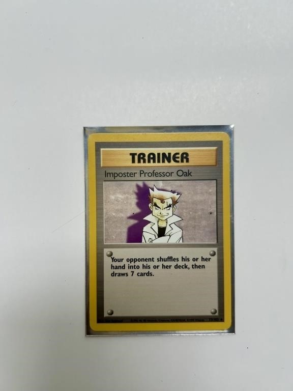 Imposter Professor Oak - 73/102 - Pokemon Base Set