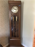 Outstanding Antique Carved Grandfather Clock
