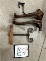 Cabriole Legs, Hook, & Hand Forged Piece