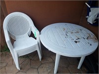 Patio table and chairs