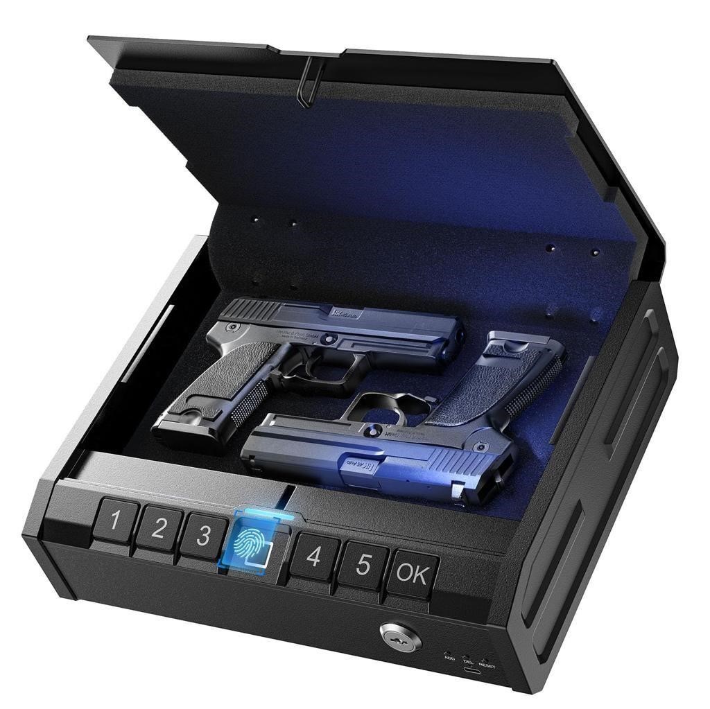 OFFSITE ONNAIS Biometric Gun Safe for Pistols