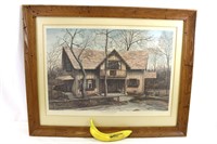 C.G. Morehead "Ray Harm's Home" Signed Print