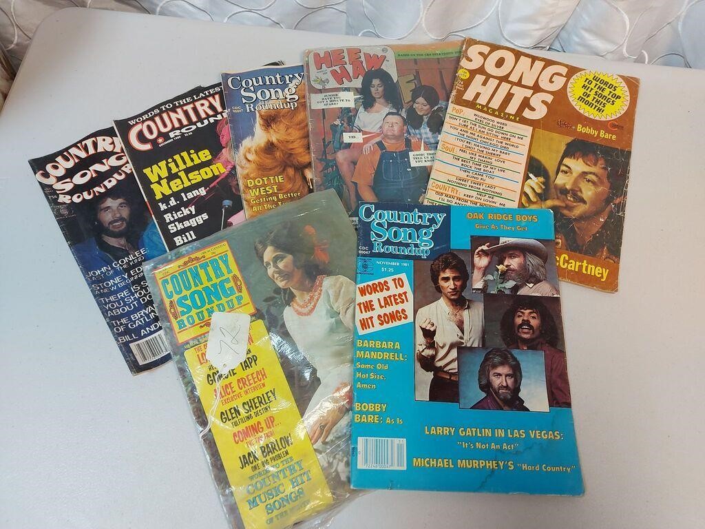 7 Vintage Country Magazines Country Song Roundup