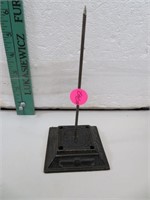 Antique Cast Iron Receipt Spike 6&1/4"