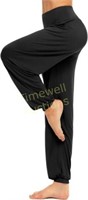 BeautyWill Harem Pants  Cotton (Black L)