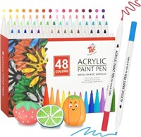 TBC Acrylic Paint Pen-48 Colors for Crafts