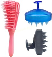 ASAKAA Hair Shampoo & Detangler Set  3Pcs