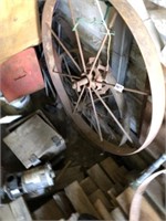 Pr of Larger Iron Wheels (33" Diameter)