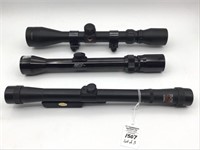 Lot of 3 Gun Scopes Including Tasco 6X20,