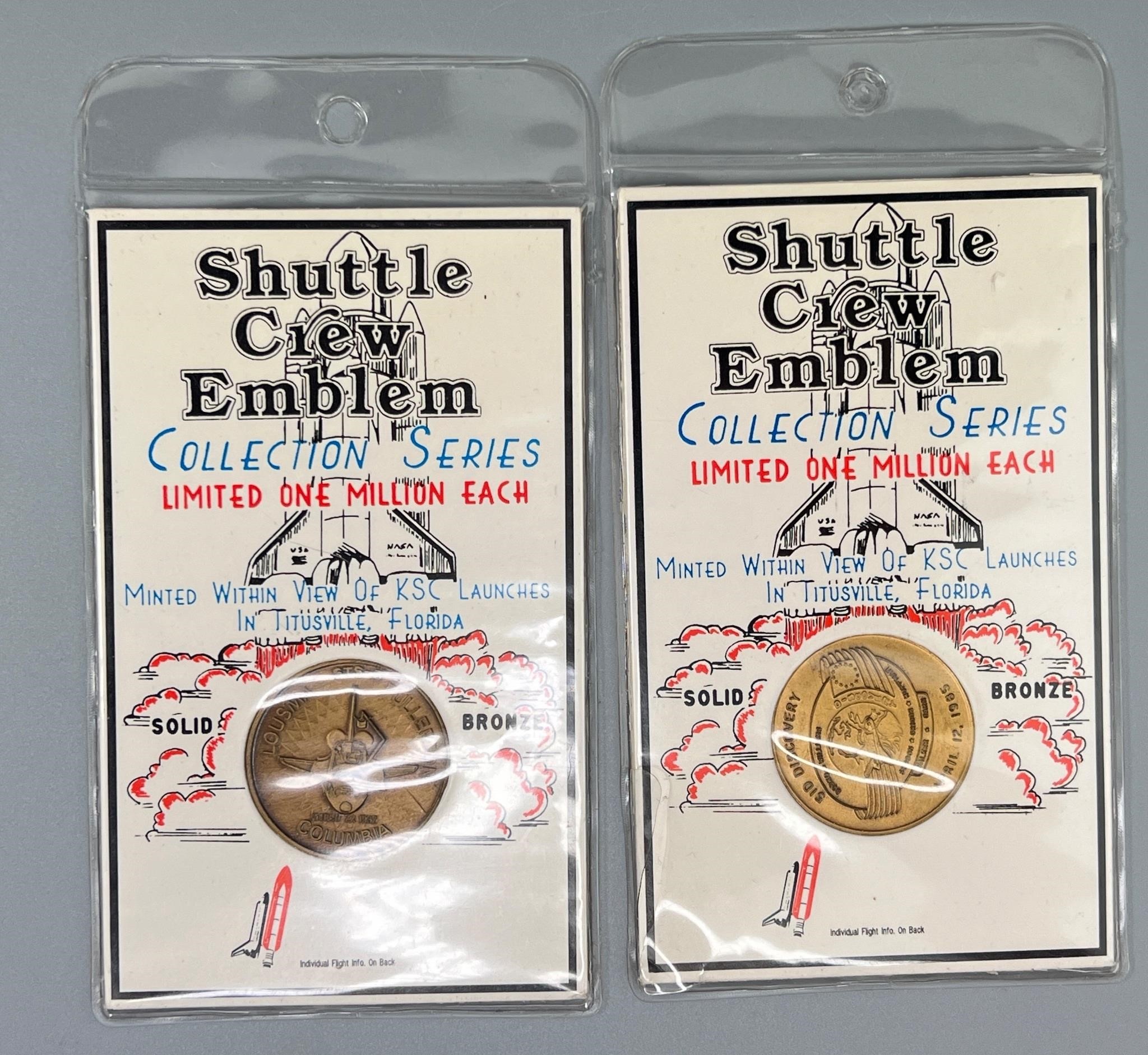 Shuttle Crew Emblem Collector Coins