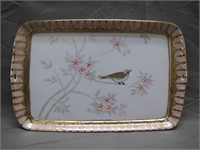 Beautiful Ceramic Hummingbird Tray