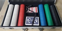 Nice Poker Chip Set in Carry Case