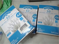 Three Boxes of 50 LED Cool White Mini Lights