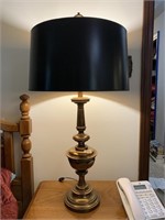 BRASS LAMP 34" H