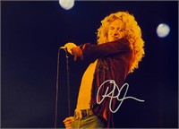 Autograph COA Robert Plant Photo