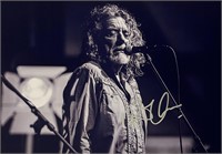 Autograph COA Robert Plant Photo