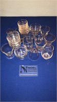 Misc. box of glassware