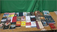 Lot of 40+ Hardcover/Paperback Books. Fiction, Non