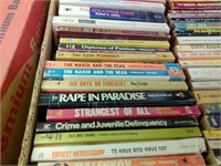 Large Box of Soft Back Books