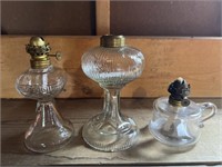 3 Oil Lamps