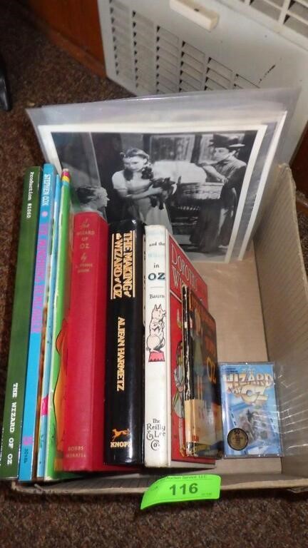 WIZARD OF OZ BL- BOOKS, PHOTOS, CASSETTE