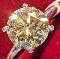 $4500 14K  Lab Diamond 1.6Ct,Vs,Kl Ring