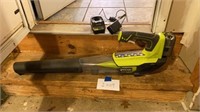 Ryobi 18v Lithium Leaf Blower w/ Charger & Battery