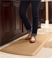 GelPro Anti-Fatigue Kitchen Floor Mat, 20x72” Sand