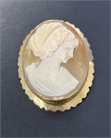 18 KT Cameo Pin/Pendant