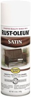 6 cans!Rustoleum brown Satin Finish Spray Paint