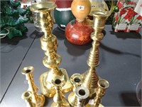 3-6" Brass Candlesticks