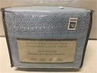 VENICE LACE COLLECTION QUEEN SHEET SET