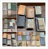 Vintage Tin Types and Books