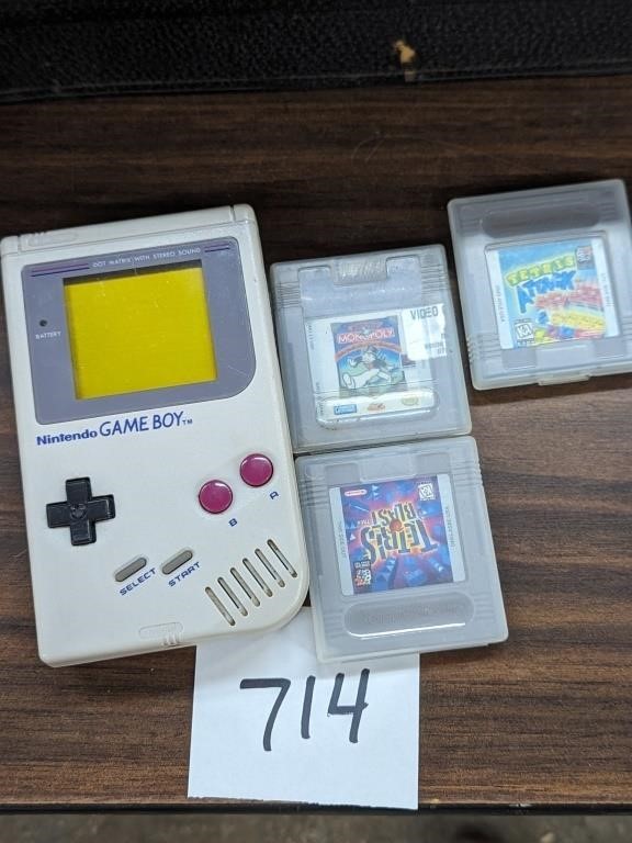 Nintendo Game Boy with Games