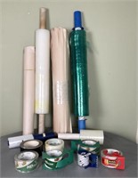 Packing Paper, Shrink Wrap Rolls and Tape