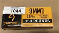 Browning 9 mm ammunition 150 rounds